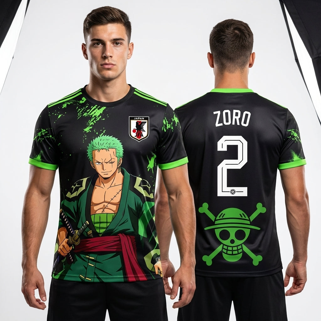 Zoro Negro/Verde — 1-frontal-estudio