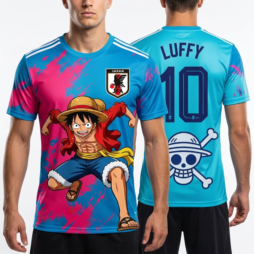 Luffy Azul/Rosa — 1-frontal-estudio