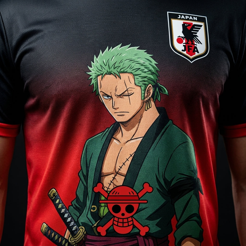Zoro Negro/Rojo — 3-detalle-estampado