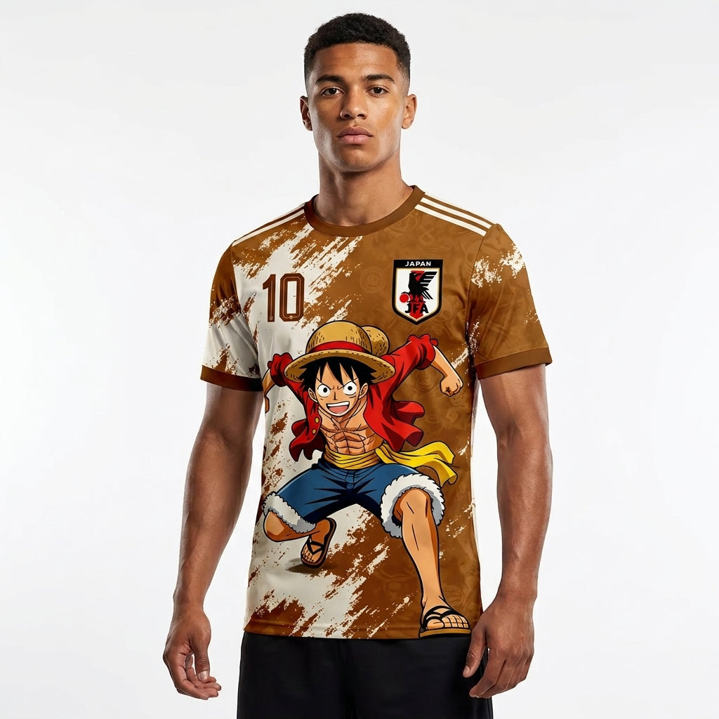 Luffy Marrón/Blanco — 1-frontal-estudio