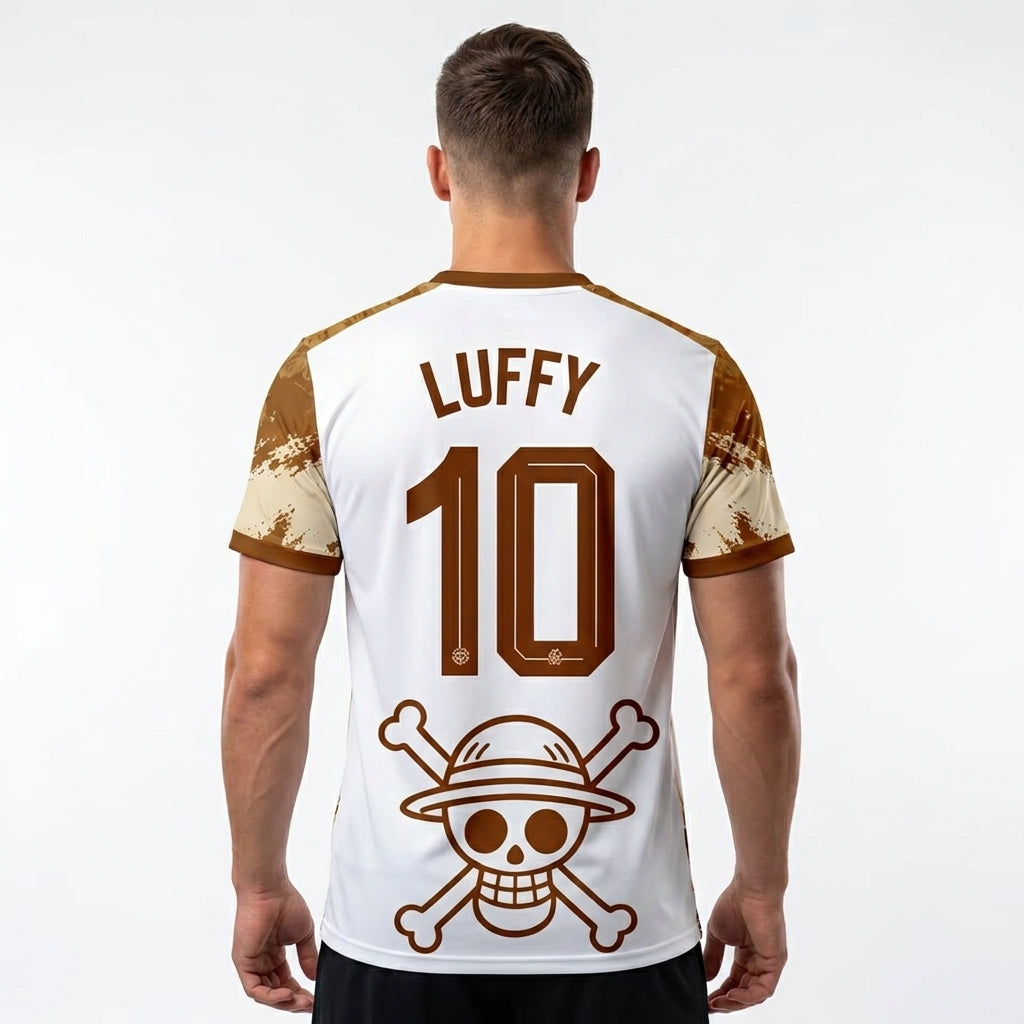 Luffy Marrón/Blanco — 4-espalda